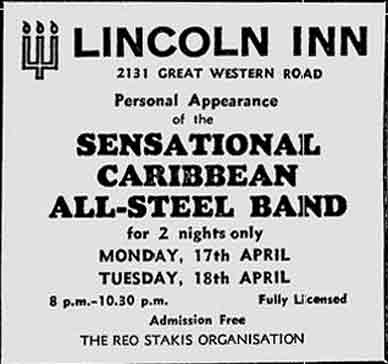 Lincoln Inn advert 1978